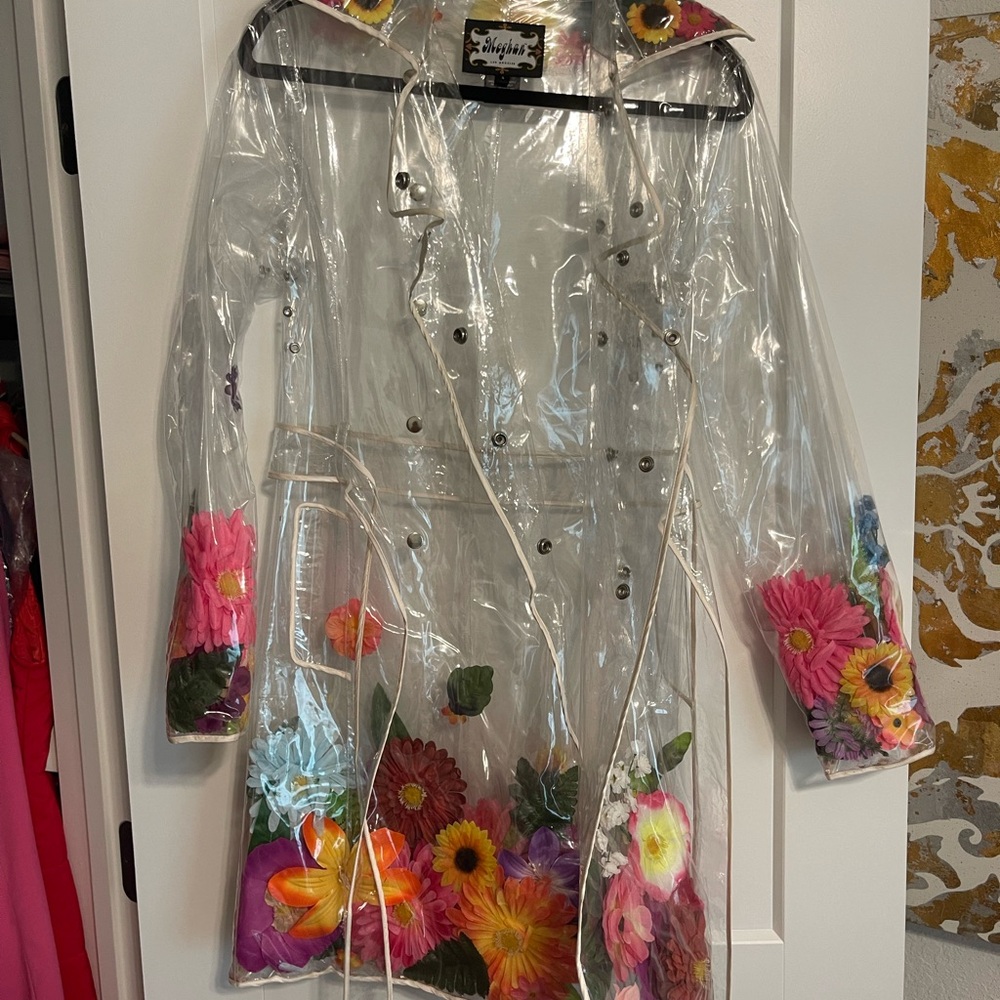 Clear Floral Women's Jacket